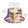 oly-8409ed7e8b5d270babbb652ad8d37e2c Wholesale Stylish Double Sided Digital Print Fisherman Hat Eagle Flag Pattern Sunscreen Outdoor Casual Boutique Resale