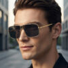 oly-840f11eac566e670b6fa91fde669e7e3 Wholesale Vintage Gold Metal Square Sunglasses UV400 Trendy Outdoor Fashion Accessory