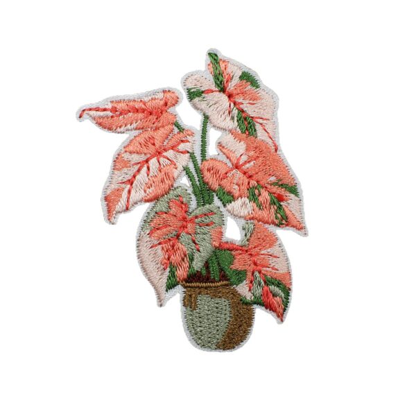 oly-84139c83728bdf91880650f06d15ba4d Wholesale Stylish Red Leaf Embroidery Patches Polyester Thread DIY Clothing Decoration Resale