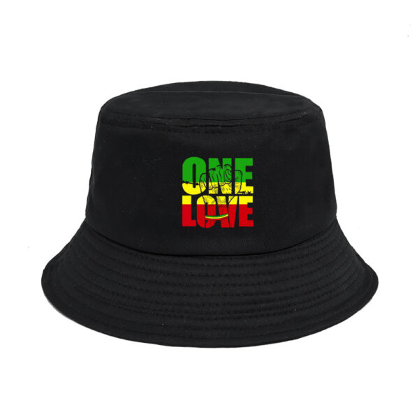 Wholesale One Love Letter Print Fisherman Hat, Sun Protection Unisex for Resale