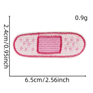 Pink cartoon cloth sticker 3#