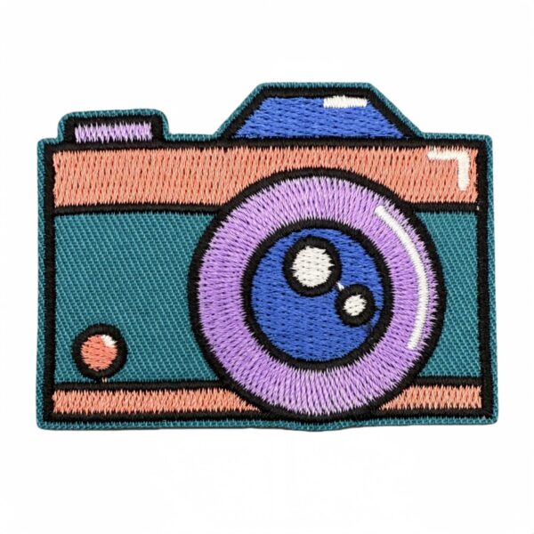 oly-844e5c8a9f8efdea2328e15ffaa5a159 Wholesale Polyester Embroidery Patch Cartoon Camera Decorative Accessory for Party Resale