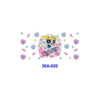 Wholesale 5pcs Pastel Cute Skate Ribbon Character 16oz Cup UV DTF Wraps OLY Exclusive