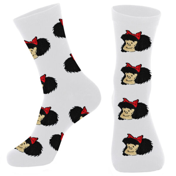 oly-847d66be6c7d7a5daf33423c1598df55 Wholesale Mafalda Cartoon Pattern Casual Socks Everyday Fashion Accessory for Boutique Resale OLY Exclusive