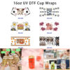 oly-848579f2166004b3cb2d964754470a61 Wholesale 5pcs Sports Mama Themed Prints Baseball Soccer Softball Football Bow Leopard Heart Pumpkin Mixed Design 16oz UV DTF Tumbler Wraps