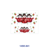 oly-8493360c2ccd278981414857d65dff17 Wholesale 2/4/8pcs Christmas Snowman Winter Print Mini Cup Keychain Sticker