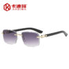 oly-84a5d01e80c38309613e777ed869abfc Wholesale Modern Frameless Square Sunglasses Gold Frame Gray Lenses UV400 Outdoor Holiday Style