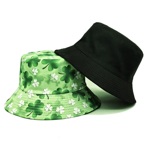 oly-84ba9ae099b9ec513bf37af943af8580 Wholesale Four Leaf Clover Reversible Fisherman Hat Stylish Sunscreen Hat for Women Gift Idea