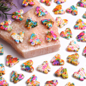 Wholesale Natural Stone Butterfly Beads for DIY Jewelry Making Fashion Accessory Gift Boutique Resale