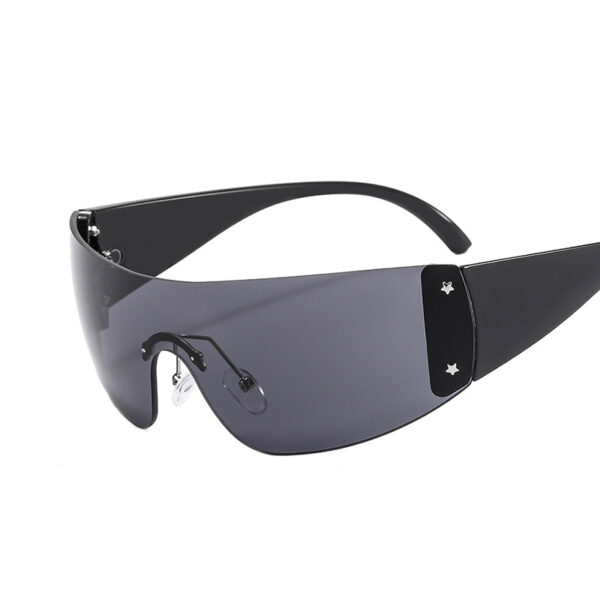 Wholesale Y2K Five Pointed Star Frameless Sunglasses UV400 Sunshade Fashion Accessory Boutique Resale