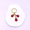 oly-85001f2abf73b2e4749a1c779100a986 Wholesale Korean Style Ladybug Alloy Key Ring Fashion Accessory for Bags