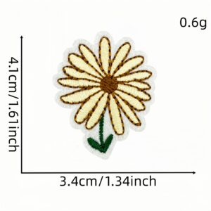 Cartoon flower cloth stickers 5 #