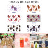 Wholesale 5pcs Dreamy Gothic Sweet Dual Style Cartoon Girl Cloud Macaron Cherry Candy Black Cat Owl Star Heart Mixed Decor Prints 16oz Cup UV DTF Wraps