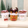 Wholesale Christmas Gift Bag Plush Drawstring Santa Design Decorative Accent for Holiday Party Favors Resale