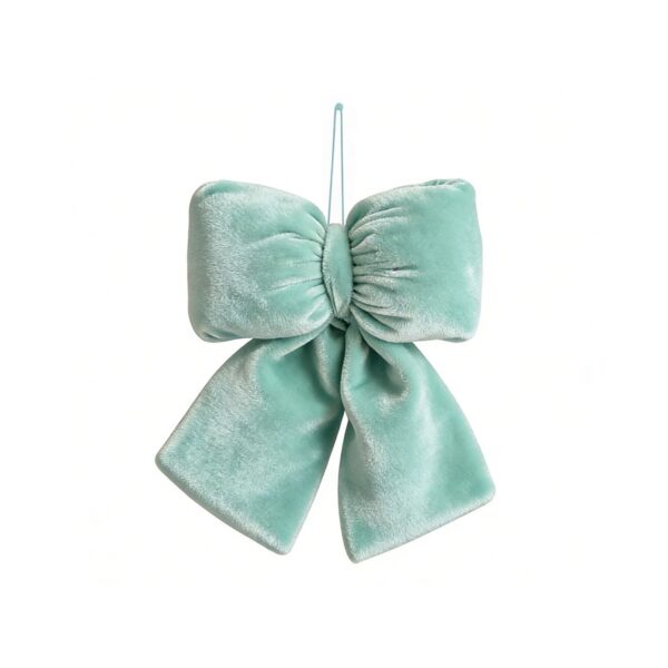 oly-853642751fea2ef781d570da782210c4 Wholesale White Velvet Christmas Bow Hanging Decoration European Style Large Size for Tree Wall Home Decor Gift