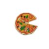 Wholesale Pizza Embroidered Patches Set of 8, Fashion Bag Charm for DIY Crafts