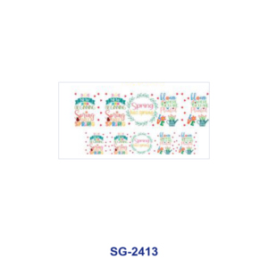 SG-2413 / 8pcs / 16*7cm
