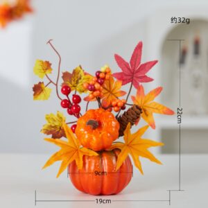 Small pumpkin ornament d03