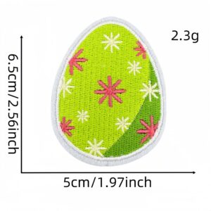 Easter egg cloth stickers 8#