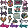 Wholesale Embroidery Patch American Western Cowboy Fashion Accessory for Clothing