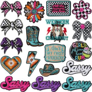 Wholesale Embroidery Patch American Western Cowboy Fashion Accessory for Clothing