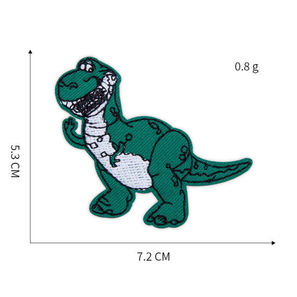 oly-85a322842964cd0d54c633a7c0bc2343 Wholesale Cartoon Dinosaur Embroidery Patch - Party Gift for Kids Clothing Accessory