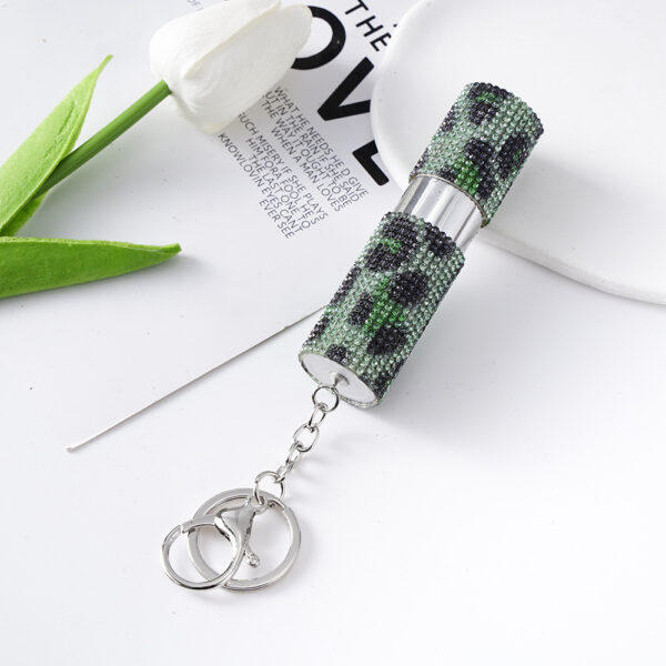 Wholesale Rhinestone Decorated Perfume Atomizer Keychain Refillable Bottle Fashion Accessory for Wedding Gift