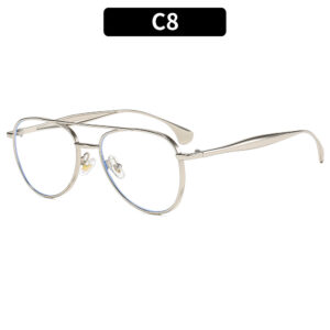 C8-silver frame white film