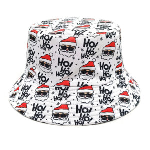 oly-85bc3c3ba953d50086546be950911daa Wholesale Santa Claus Pattern Fisherman Hat Stylish Sun Hat for Unisex