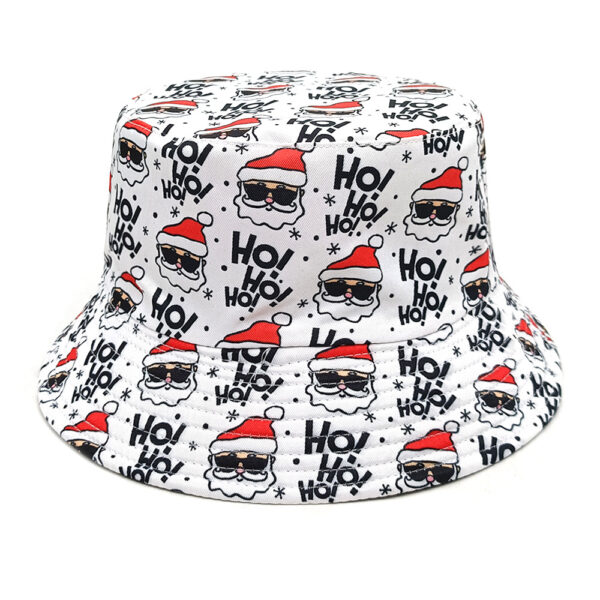 oly-85bc3c3ba953d50086546be950911daa Wholesale Santa Claus Pattern Fisherman Hat Stylish Sun Hat for Unisex