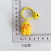 Wholesale Capybara Bell Keychain Cute 3D Plastic Resin Cartoon Bag Charm Gift for Students