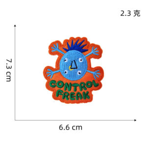 Monster cloth stickers -1#* This is a hot melt adhesive cloth stickers