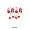 oly-85d682e5c7bb7f49921621b367715be6 Wholesale 2/4/8pcs Cute Highland Cow Mini Cup Keychain Sticker