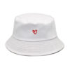 oly-85e480f4e5c7ee27cc9f03049947ffae Wholesale Chic Heart Embroidery Bucket Hat Cotton Sun Protection Fashion Accessory