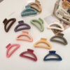 Wholesale Korean Minimalist Fan Hair Claw Clip Resin Women's Casual Fashion Accessory