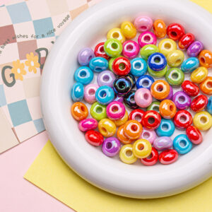 D365-376 mixed color abacus beads