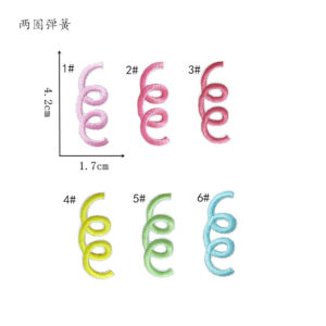 2-coil spring combination cloth sticker (6)