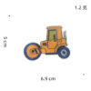oly-8616d6d21f8cbc572355278475aff787 Wholesale Cartoon Excavator Embroidery Patch Stickers for Jackets Decorative Fashion Accessory