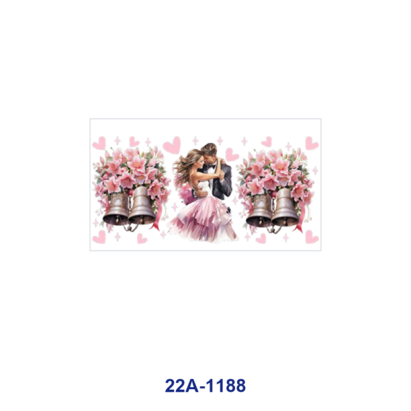 oly-863f1cda92a6c29bf0017018cc19fc5d Wholesale 5pcs Soft Blush Pink Vintage Valentines Wedding Diamond Ring Rose Couple Retro Car Butterfly Bow Bell Cake Book Checker Heart Mixed Decor Prints 16oz Cup UV DTF Wraps