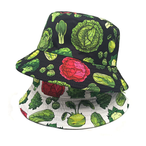 Wholesale Vegetable Pattern Fisherman Hat Trendy Summer Sun Hat Fashion Accessory Boutique Gift