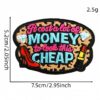 Wholesale Trendy Western Style Embroidered Patch Set with Checkerboard Flame Pattern for DIY Clothing Accessories