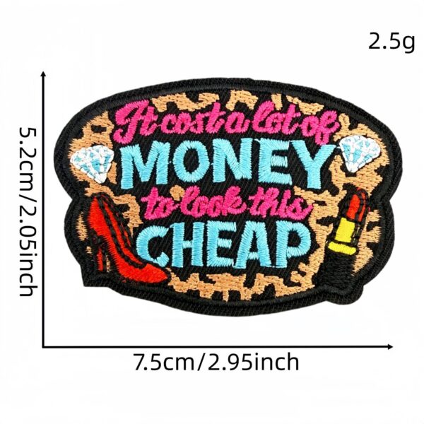 Wholesale Trendy Western Style Embroidered Patch Set with Checkerboard Flame Pattern for DIY Clothing Accessories