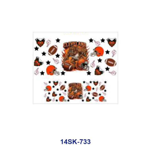 oly-865d89ddf3b2d5f30b48e6b3ba99de6d Wholesale 2/4/8pcs Vintage Football Team Print Mini Cup Keychain Sticker OLY Exclusive