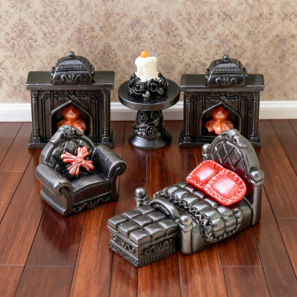 Wholesale Gothic Resin Skull Wardrobe Decoration for Horror Themed Party and Home Decor
