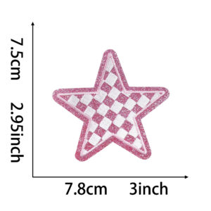 Hot melt glue*pink*five-pointed star