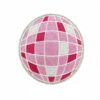 Wholesale Cartoon Pink Planet Plaid Embroidery Patch Fashion Decorative Iron-On Accessory for DIY Gift