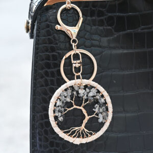 Black hair crystal / 5*10cm