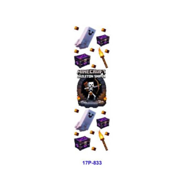oly-86ca99c4fa6be79f867510674603d54e Wholesale 2/8/16pcs UV DTF Stickers Pixel Block Adventure Game Patterns Pen and Bookmark Stickers