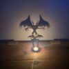 oly-86d443d08eceab1b066a424293022772 Wholesale Halloween Funny Shadow Stand Stainless Steel Candle Holder Devil Projection Lamp Desk Decor for Office Party Gift