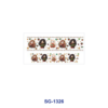 oly-86e9fb4a3e6d68c4984c7f1291ea9780 Wholesale 8pcs Mixed Floral Lady Lip Cartoon Puppy Print 3oz Cup Stickers Wrap OLY Exclusive